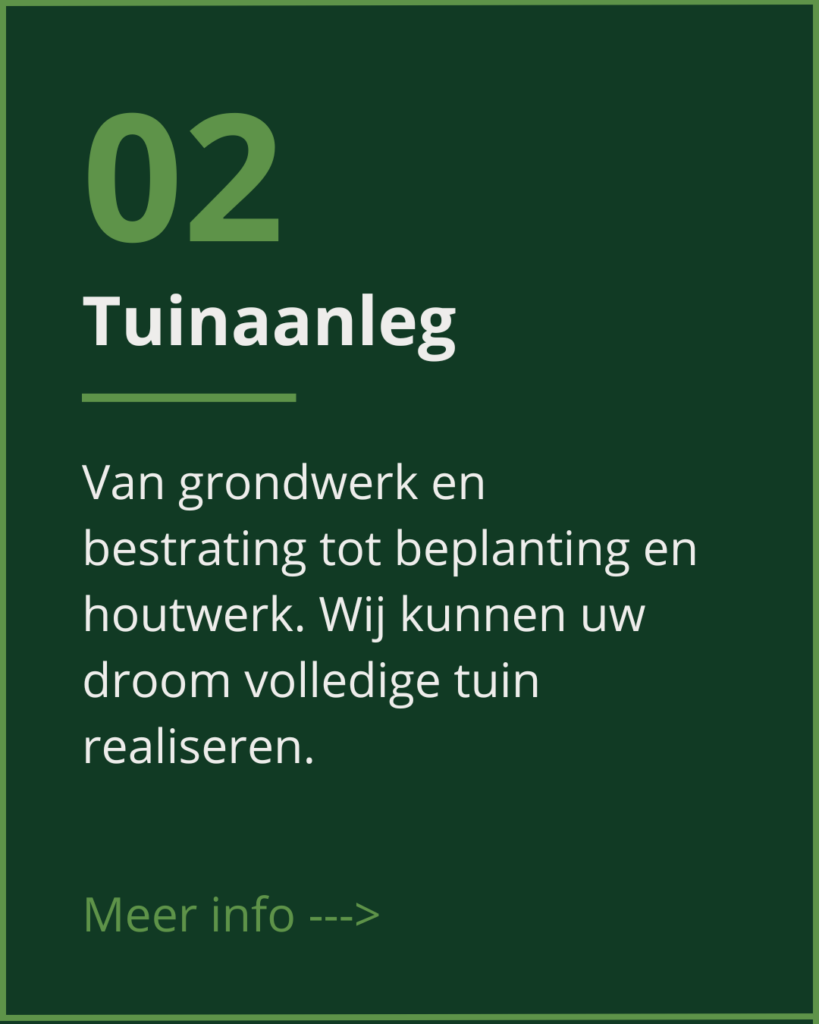 diensten tuinaanleg