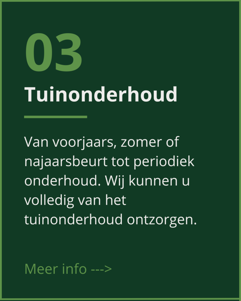 diensten tuinonderhoud
