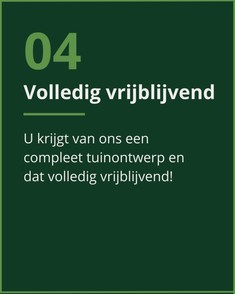 Compleet tuinontwerp tuinontwerp voordeel 4